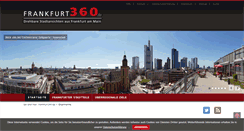 Desktop Screenshot of frankfurt360.de